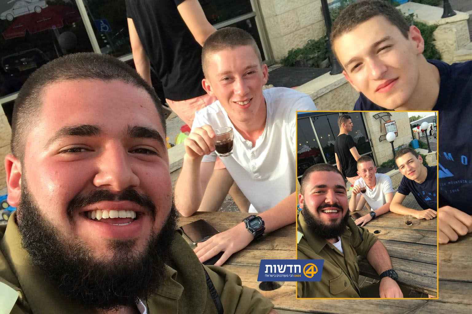 צילום: . החיילים התרגשו מהתיירת ששילמה עבור הארוחה וכעת מנסים לאתרה: "רוצים להגיד תודה מכל הלב"