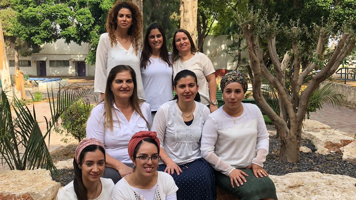 צילום: דוברות והסברה עיריית בית שאן צוות מתמטיקה 'אורט פסגות' בית שאן זכה בפרס צוות מצטיין