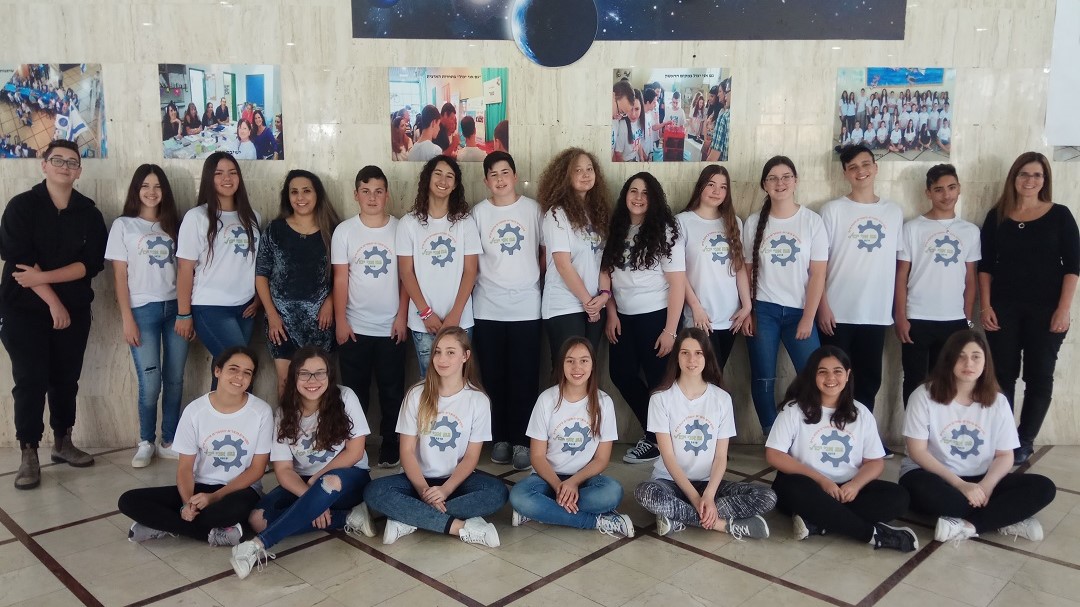 צילום: ריקי מזרחי תלמידי נשר זכו במקום ראשון בתחרות: "גם אני יכול"