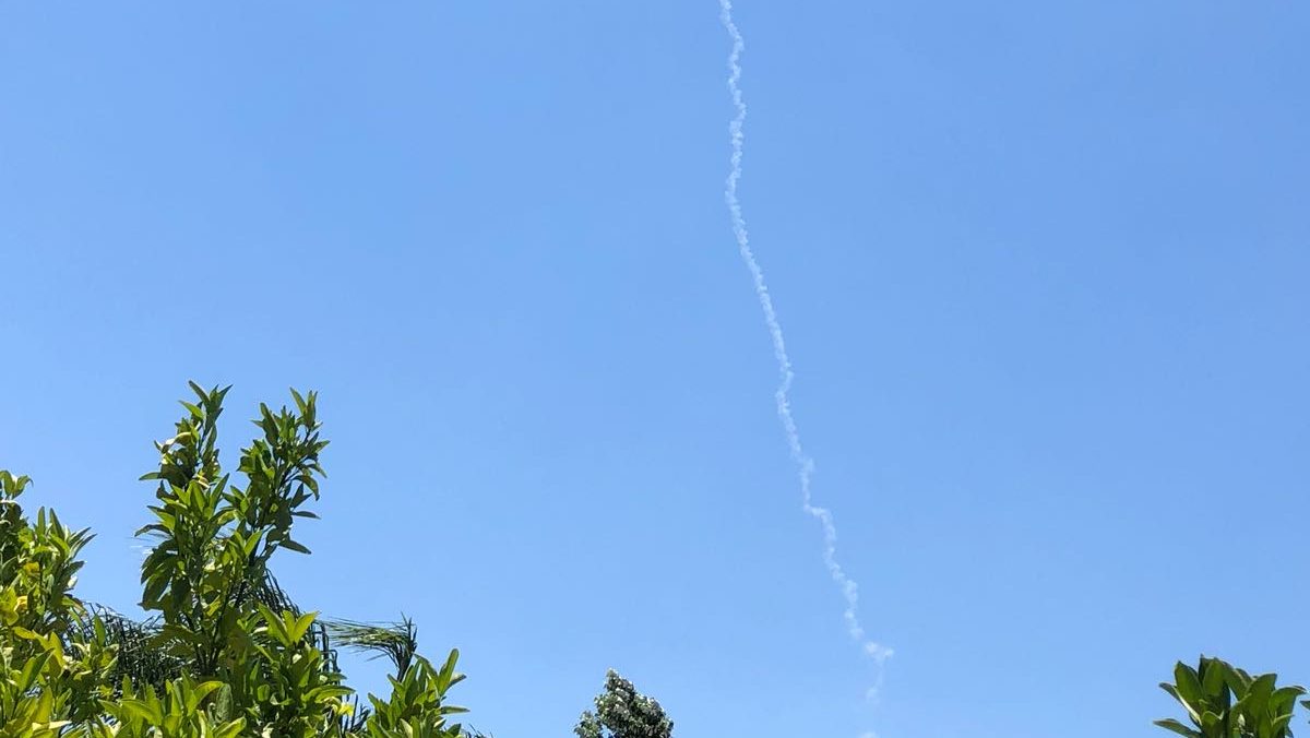 צילום: דודו פניאן צה"ל: "טיל פטריוט שוגר אל עבר כלי טיס בלתי מאויש אשר התקרב מכיוון סוריה – לא זוהתה פגיעה"