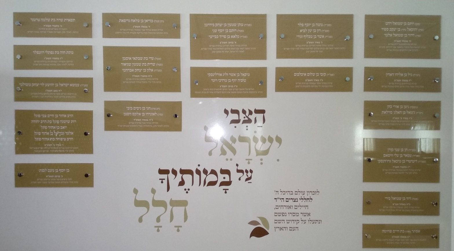 "דרך של צמיחה מחודשת": היישוב חרב בהתנתקות – לוחות זיכרון הותקנו בבית הכנסת של המגורשים