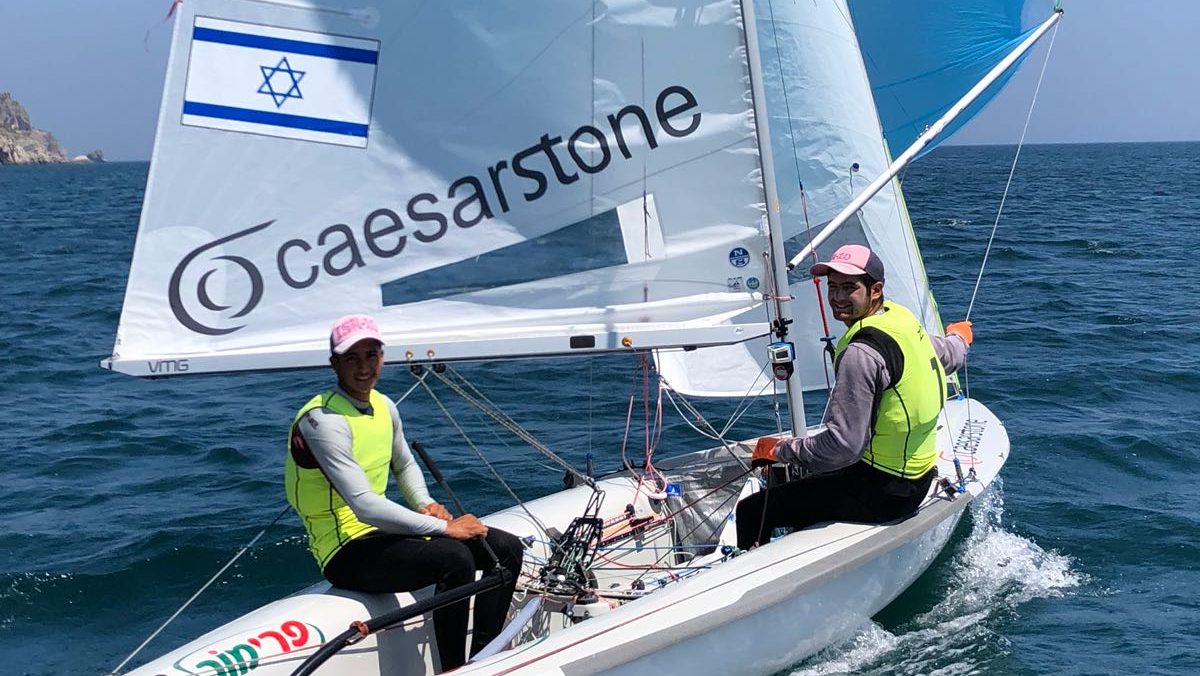צילום: איגוד השייט גאווה ישראלית: צמד שייטי מפרשיות ה-470 משדות ים זכו באליפות אירופה עד גיל 23