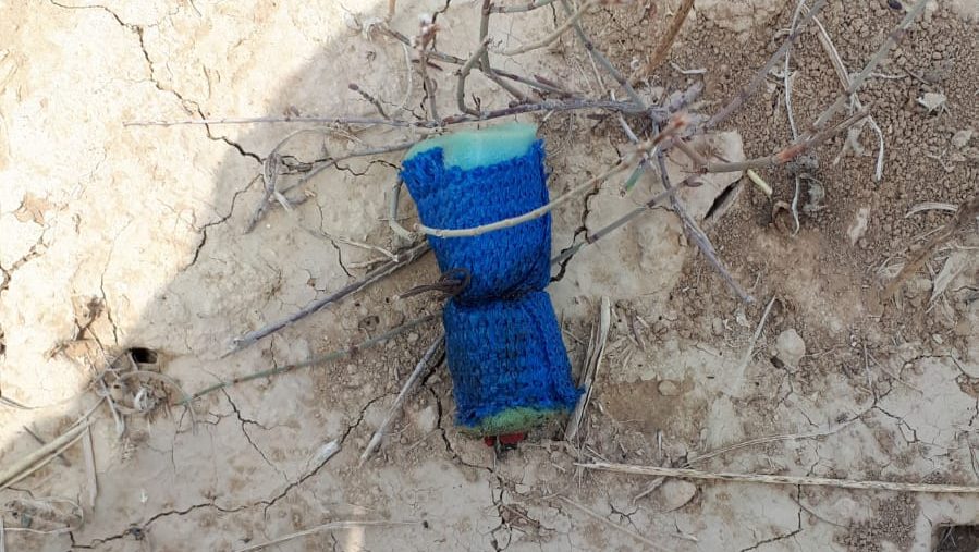 צילום: בטחון מרחבים "הפסקת האש": בלוני תבערה ממשיכים לנחות בארצנו – בלון נחת במושב תפרח