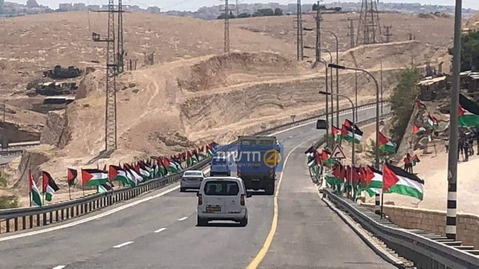צילום: שירה לווינשטיין הסירוב לפנות את חאן אל אחמר | תנועת רגבים נגד בנט: