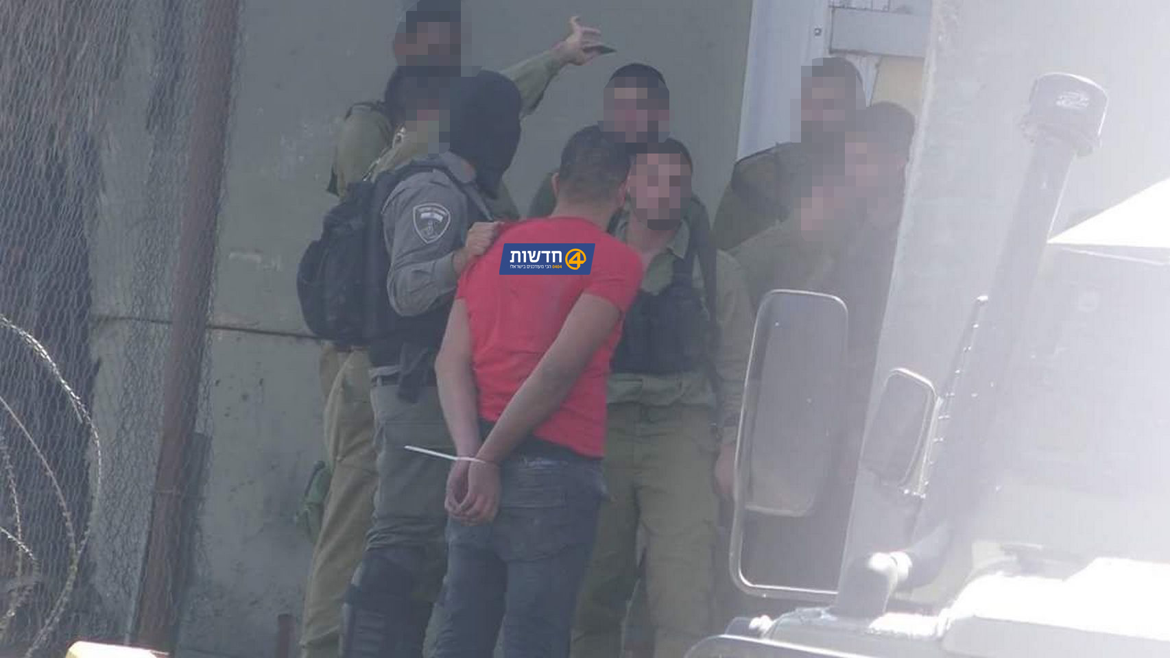 צילום: 0404 צפו בתיעוד הבלעדי: כוחותינו ביצעו מארב ועצרו ארבעה מחבלים במהלך התפרעות מצפון לכרמי צור