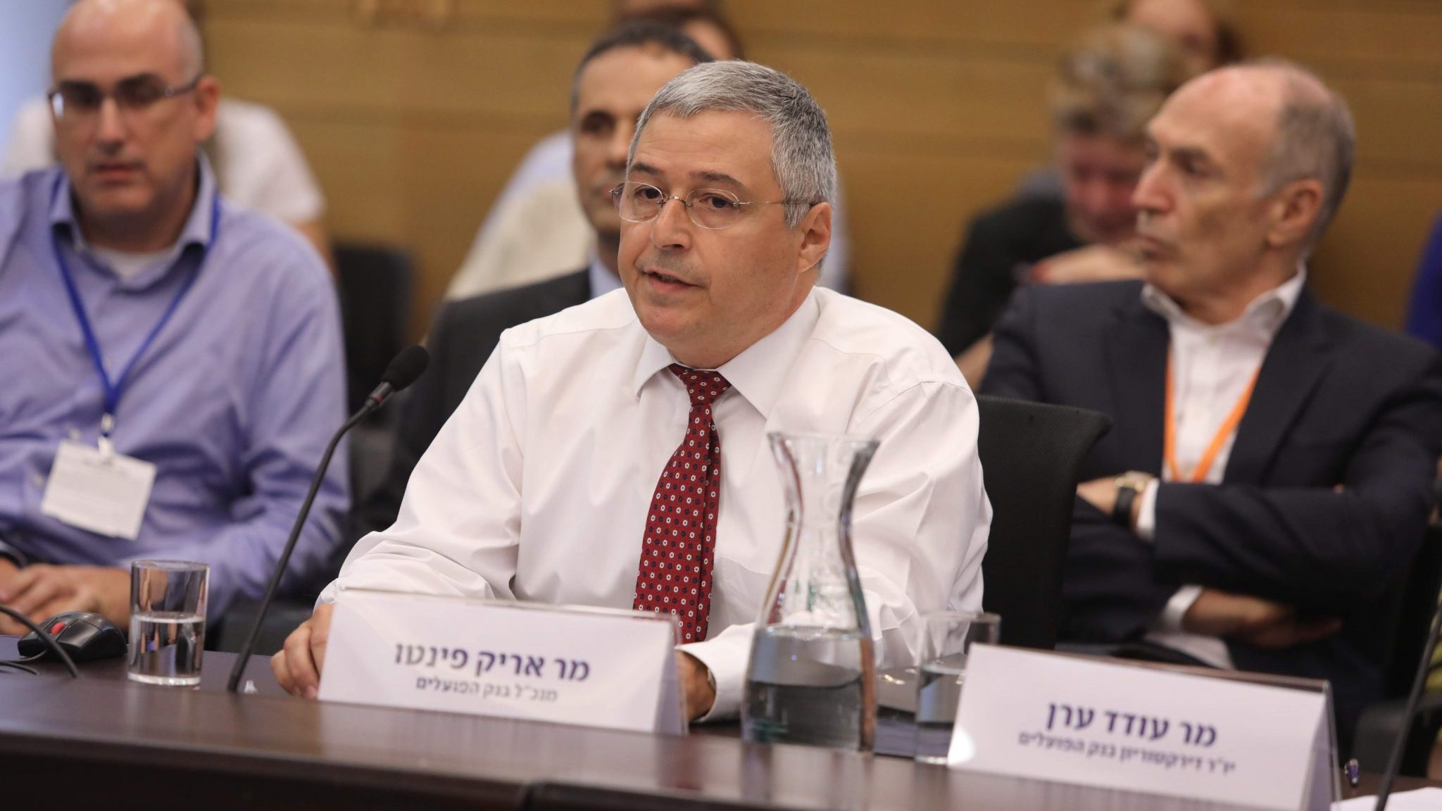 צילום: דוברות הכנסת היסטוריה בכנסת: ראשי הבנקים העידו במשך שעתיים וחצי בשימוע פרלמנטרי