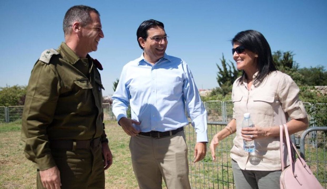 שגריר ישראל באו"ם דנון על התפטרות השגרירה היילי: "תודה על הגיבוי שהענקת למדינת ישראל"