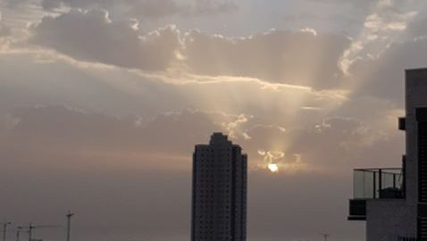 צילום: תומר איבגי ארצנו היפה! ערב טוב עם ישראל היקר עם השקיעה המהממת מטירת הכרמל