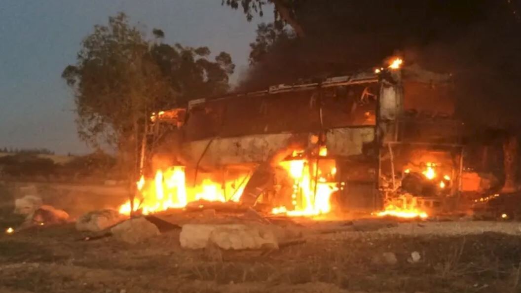 צילום: דובר צה''ל - טוויטר צוות בדיקה יבחן את התנהלות כוחותינו באירוע ירי טיל הקורנט לעבר האוטובוס