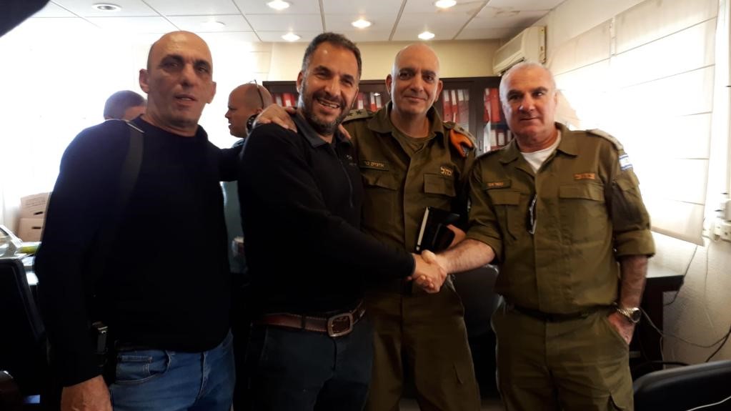 ראש עיריית טבריה קיים פגישת עבודה ראשונית עם מפקד מחוז צפון בפקע"ר