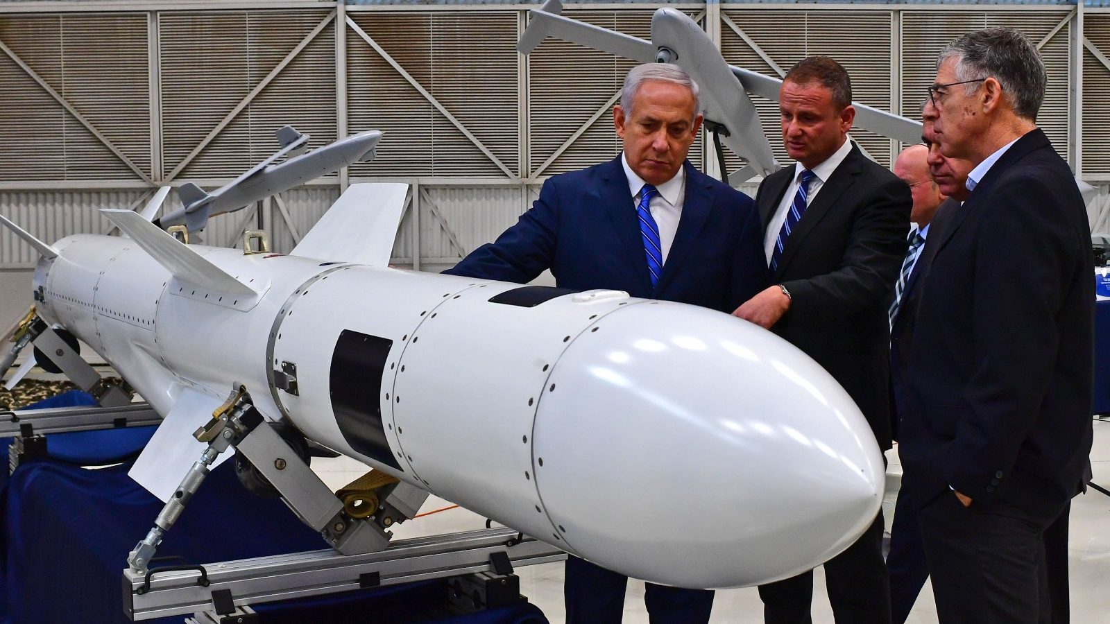 צילום: קובי גדעון, לע נתניהו ביקר בתעשייה האווירית: "מפתחים כאן מערכות נשק עם יכולות שאין לאף מדינה אחרת"