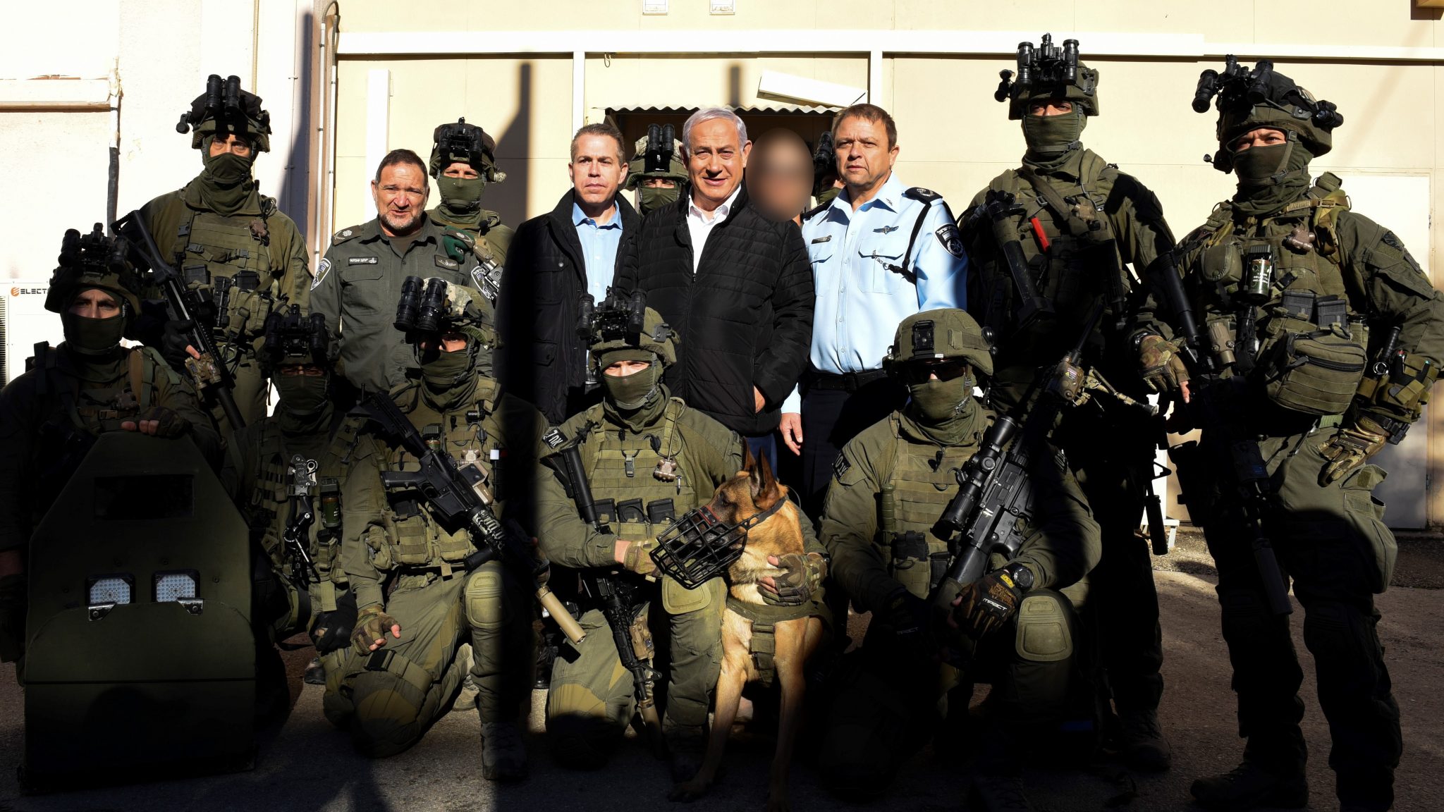 צילום: דוברות המשטרה נתניהו נפגש עם לוחמי הימ"מ והודה להם על פועלם למען ביטחון ישראל