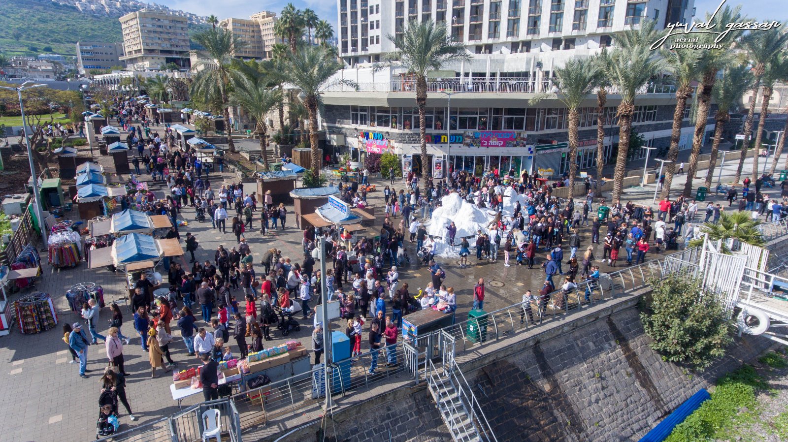 צילום: דוברות עיריית טבריה טבריה אירחה בסוף השבוע האחרון הפנינג שמח עם אלפי מבקרים