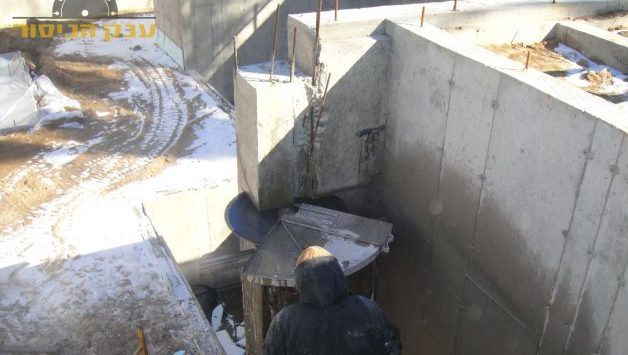 צילום: יח ניסור בטון עם יהלום – גם בצפון