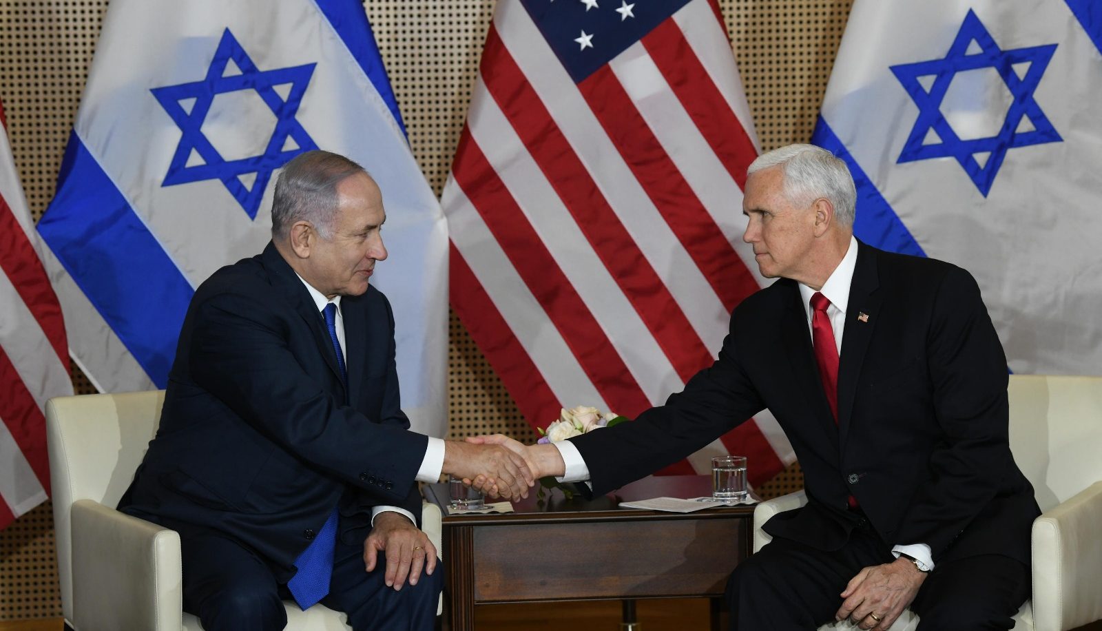 צילום: עמוס בן גרשום, לע נתניהו לסגן נשיא ארה