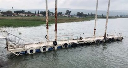 צילום: שגב אלמוג הבדל עצום: הכנרת לפני חמישה חודשים והיום