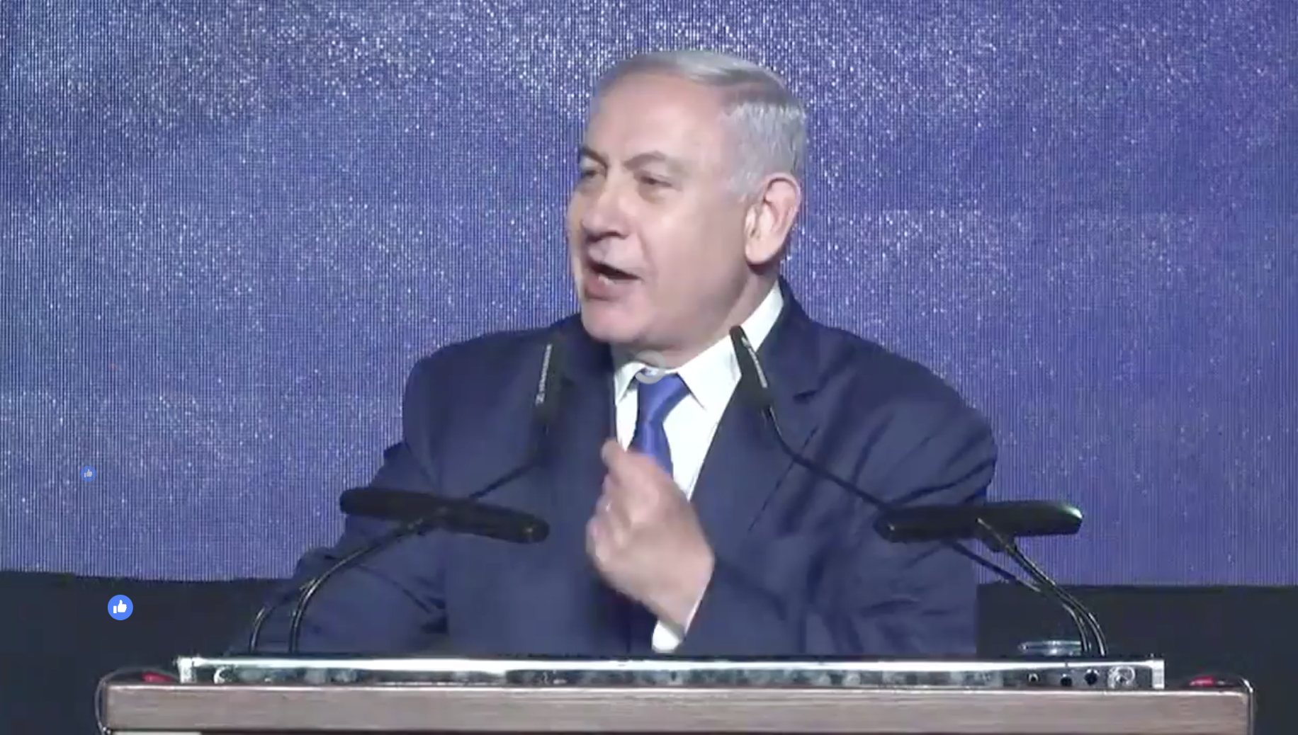 נתניהו בחגיגות הליכוד: ״לא מפחד מאיומים ולא נרתע מהתקשורת. השיטות האלה עברו מן העולם״