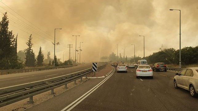 צילום: גל ברונזברג כבאות והצלה: מתגבר חשד להצתה בשריפה במבוא מודיעים