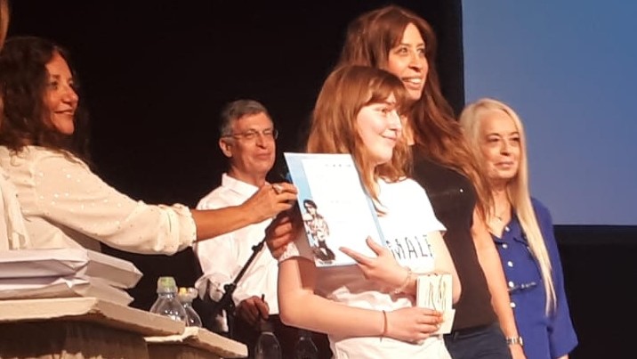 צילום: חטיבה ב' נשר תלמידה מנשר זכתה במקום ה-3 בחידון הציונות המחוזי