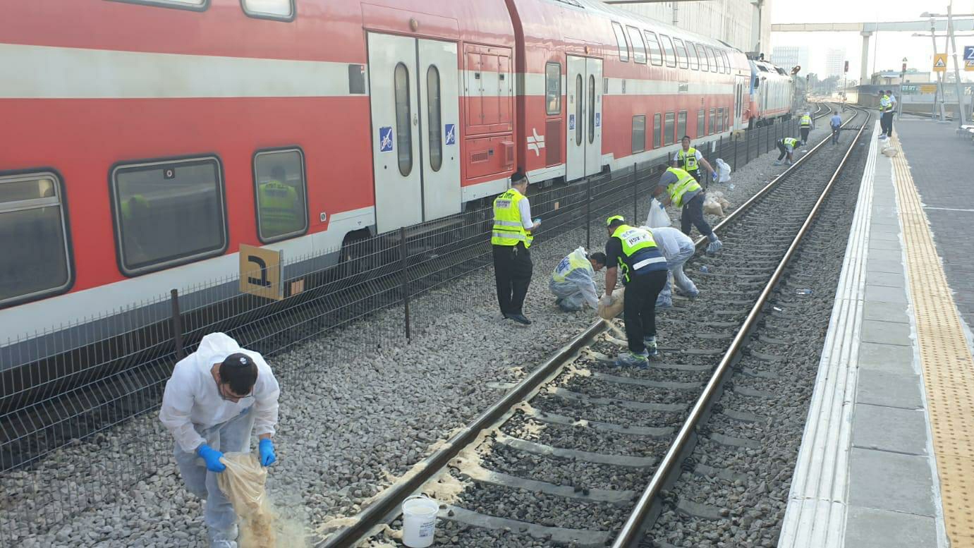 צילום: ברוך ליבוביץ זק חשד לבלון נפץ על מסילת הרכבת סמוך לשדרות: תנועת הקו הופסקה