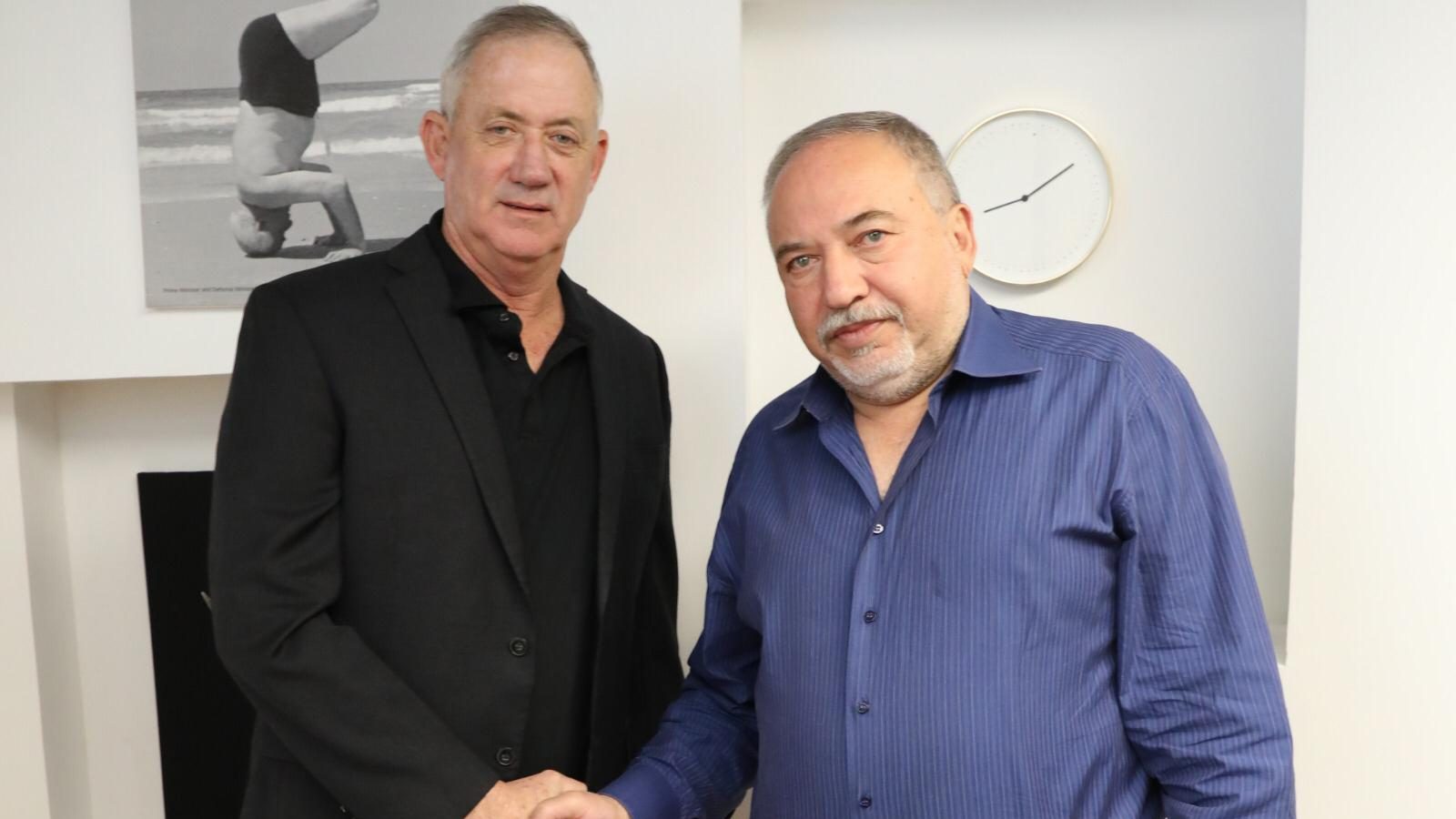 צילום: אלעד מלכה מגעים להקמת ממשלה: מחר תתקיים פגישה בין גנץ לליברמן