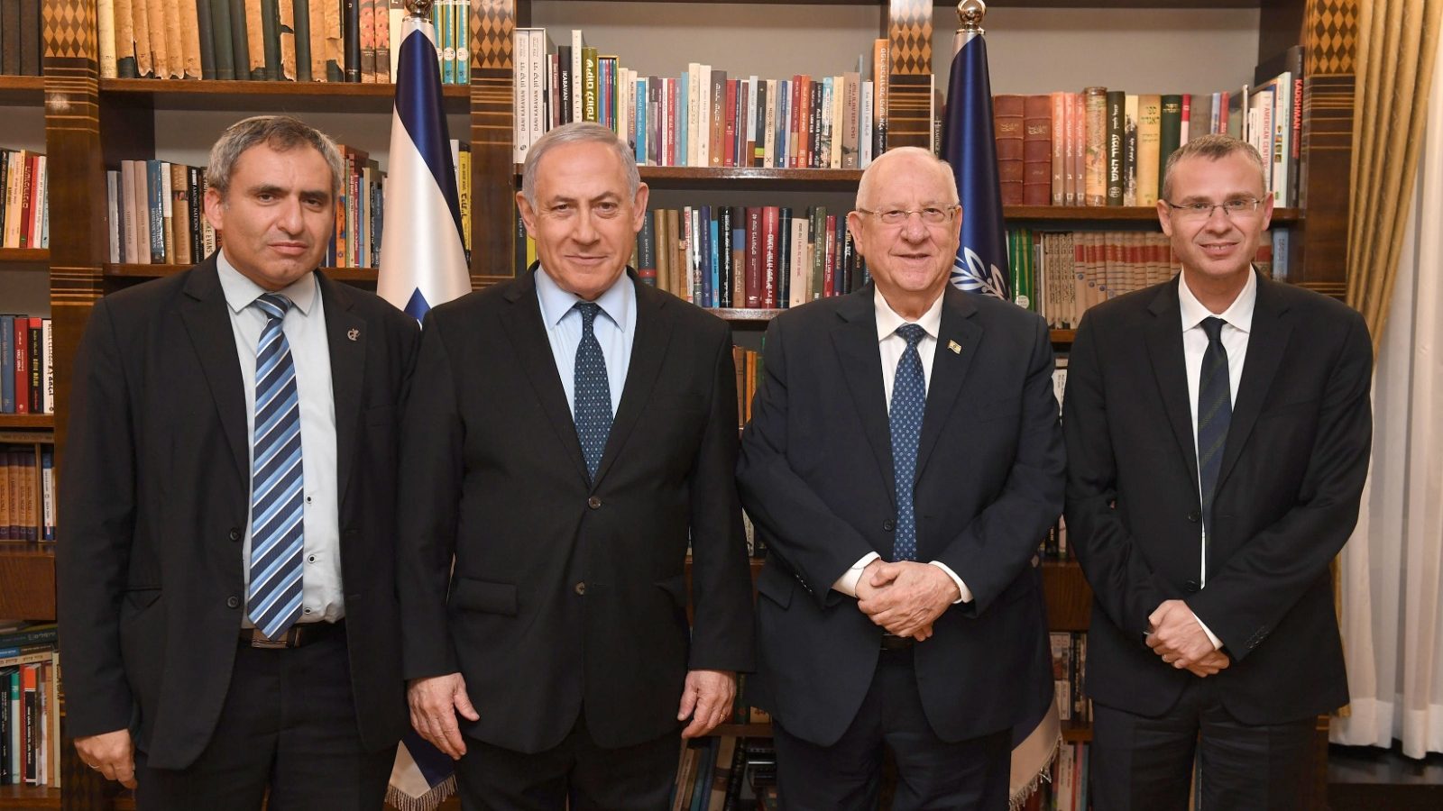 צילום: מארק ניימן, לע ריבלין לנתניהו: