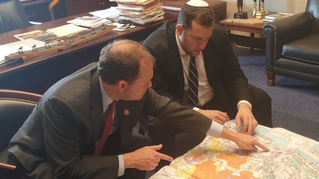 צילום: מועצה אזורית שומרון ראש מועצת שומרון בסבב פגישות עם בכירים בממשל האמריקני: