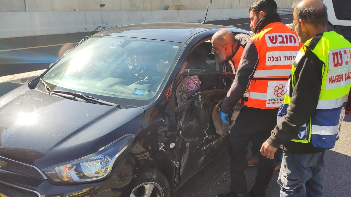 צילום: איחוד הצלה תאונת משאית בצומת גבולות: אישה נהרגה ושניים נוספים נפצעו