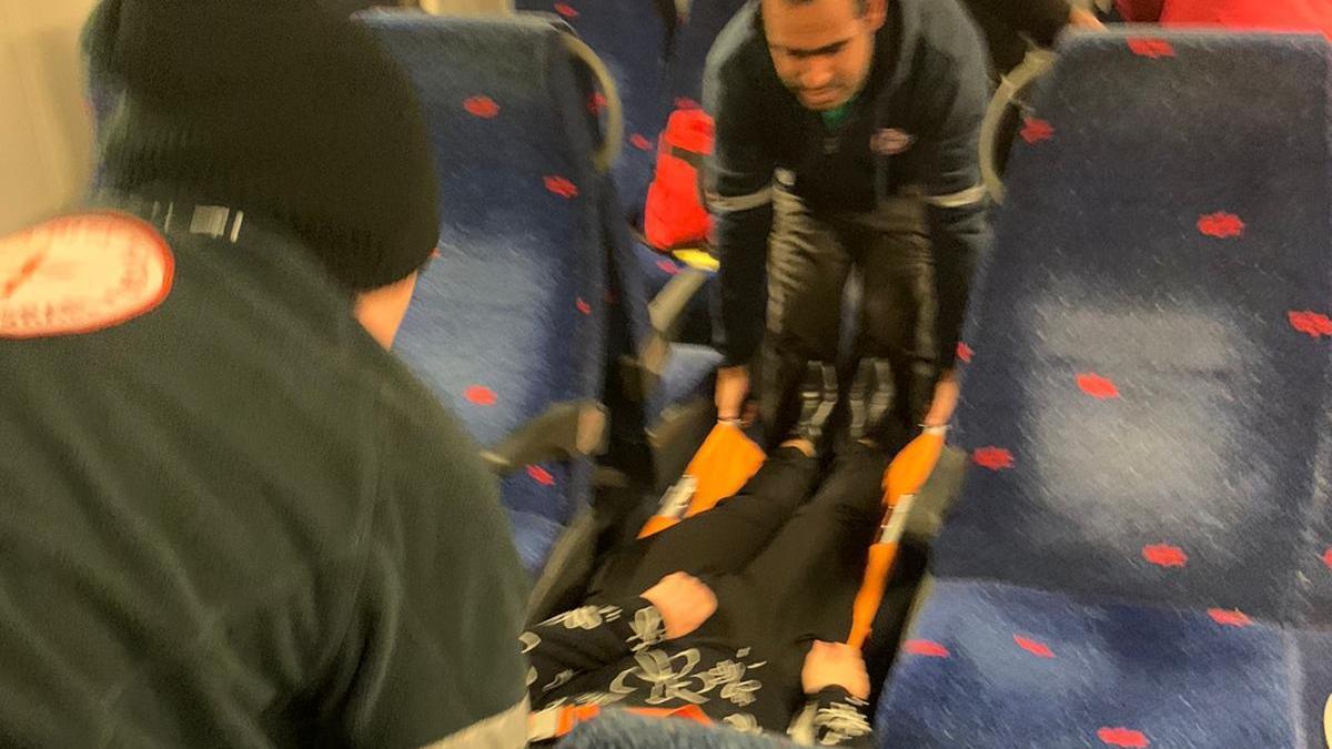 צילום: רכבת ישראל פקח רכבת הציל חיי נוסעת שאיבדה הכרה: