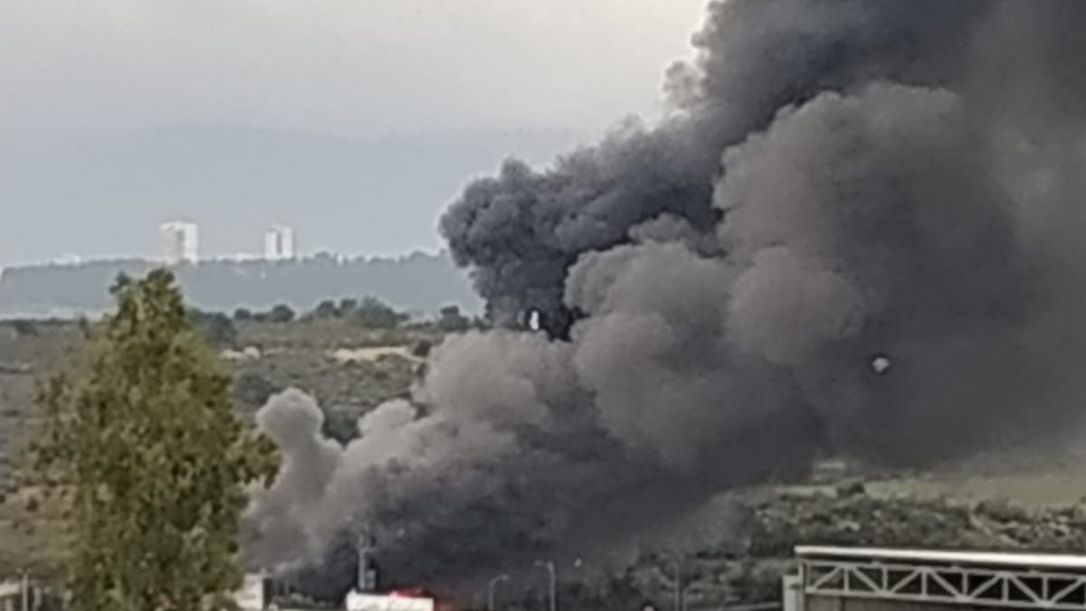 צילום: כבאות והצלה לישראל שריפה בטמרה: בן 30 נפצע באורח קשה