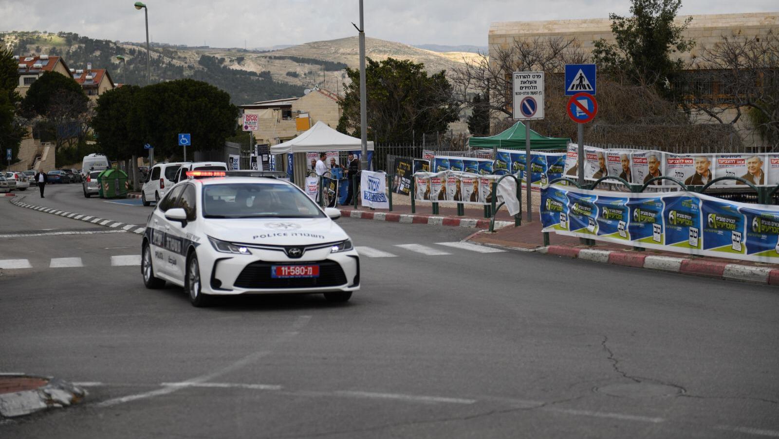 צילום: משטרת ישראל משטרת ישראל נערכת לבחירות 2020: תגבור כוחות במוקדי ההצבעה