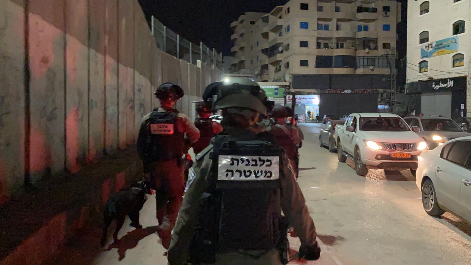 צילום: דוברות המשטרה הירי לעבר כוחותינו בשועפאט: לוחם נפצע קל משריטת קליע – 5 חשודים נעצרו