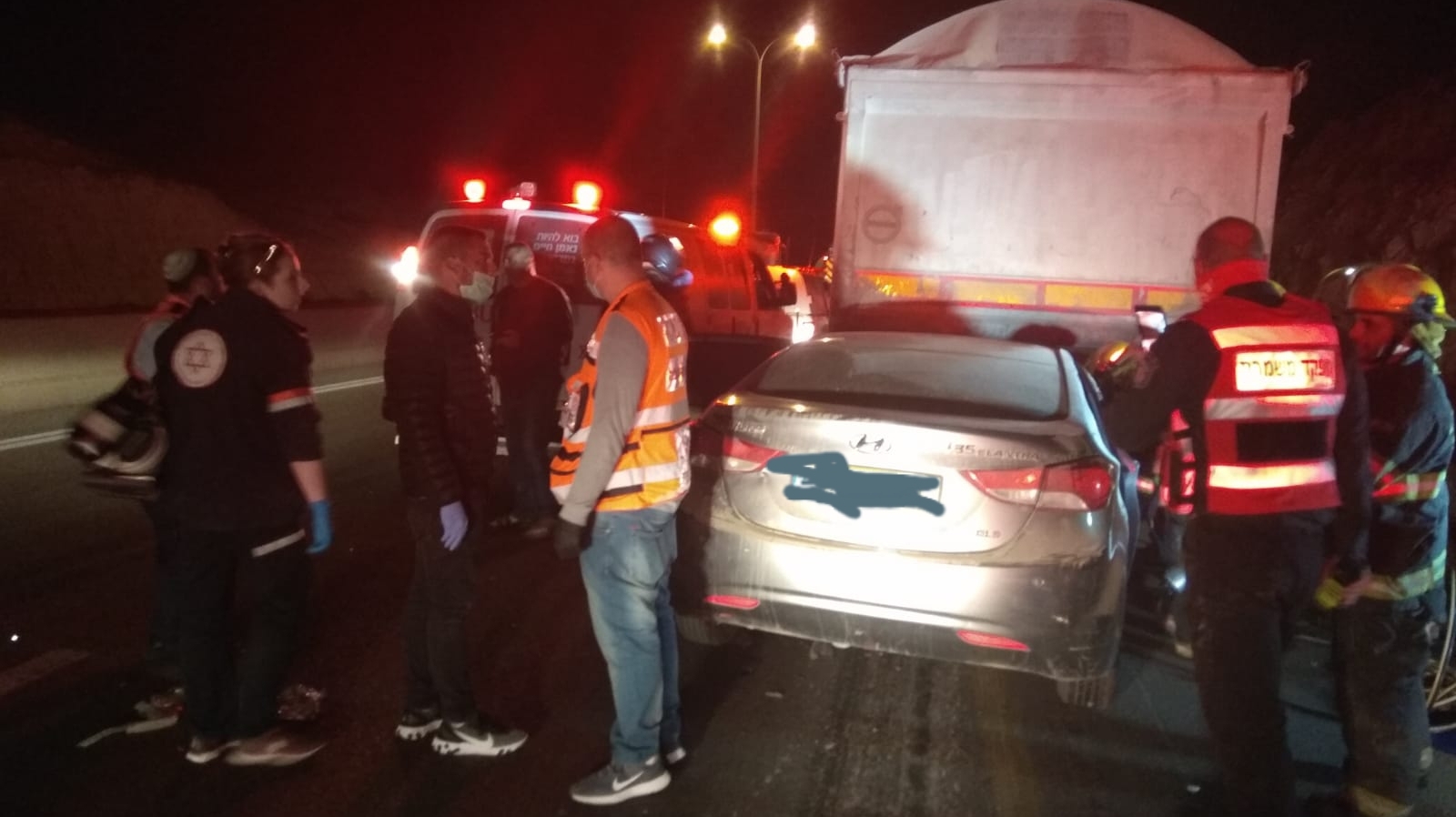 צילום: איחוד הצלה שני הרוגים ושני פצועים קשה בתאונה בסמוך לצומת גורל