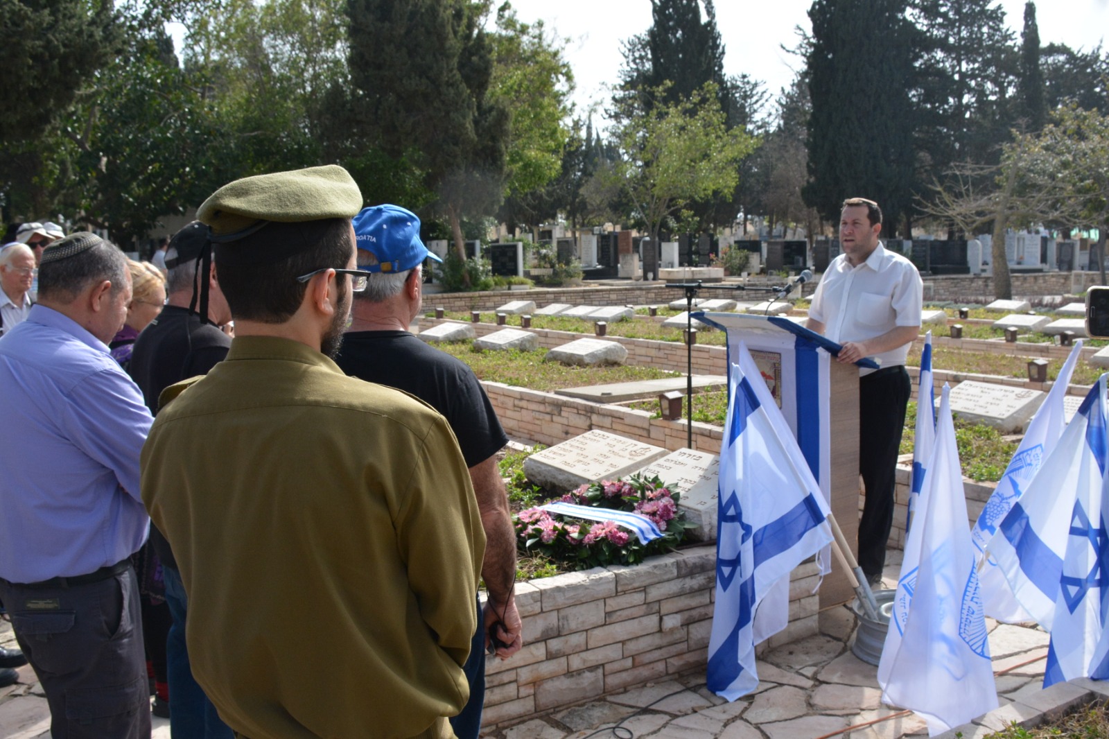צילום: דוברות המועצה האזורית שומרון אזכרה שנתית ללוחם האצ