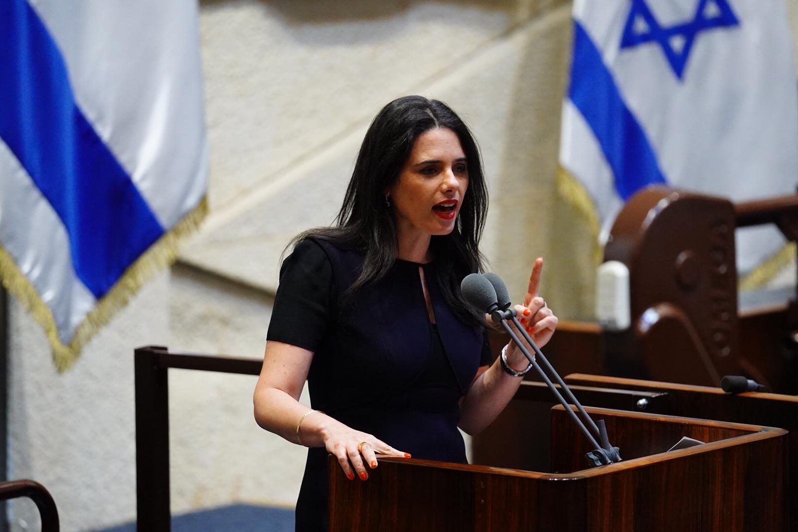 צילום: עדינה ולמן, דוברות הכנסת שקד על החלטת בג