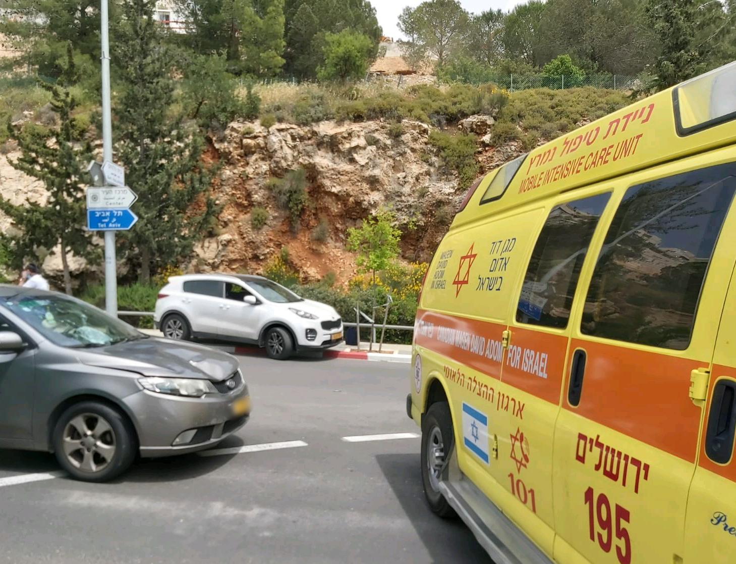 צילום: ישי לוי, תיעוד מבצעי מד נקבע מותו של בן ה-4 שנפצע אנושות בתאונה בירושלים