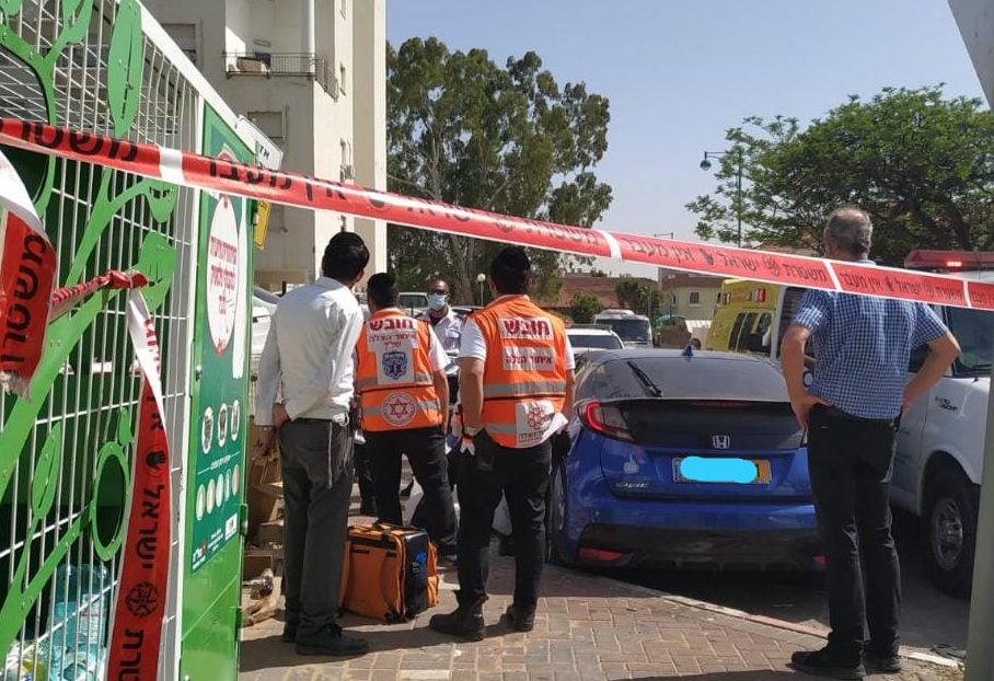צילום: איחוד הצלה סכנת החום הקיצוני | בן 45 איבד הכרה ברכבו – מותו נקבע במקום
