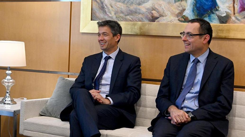 צילום: מתי שטרן, שגרירות ארה״ב ירושלים לאחר הפרסום הראשון בחדשות 0404 על הצטרפותם לגדעון סער: הנדל והאוזר יכנסו ב-17:00 מסיבת עיתונאים