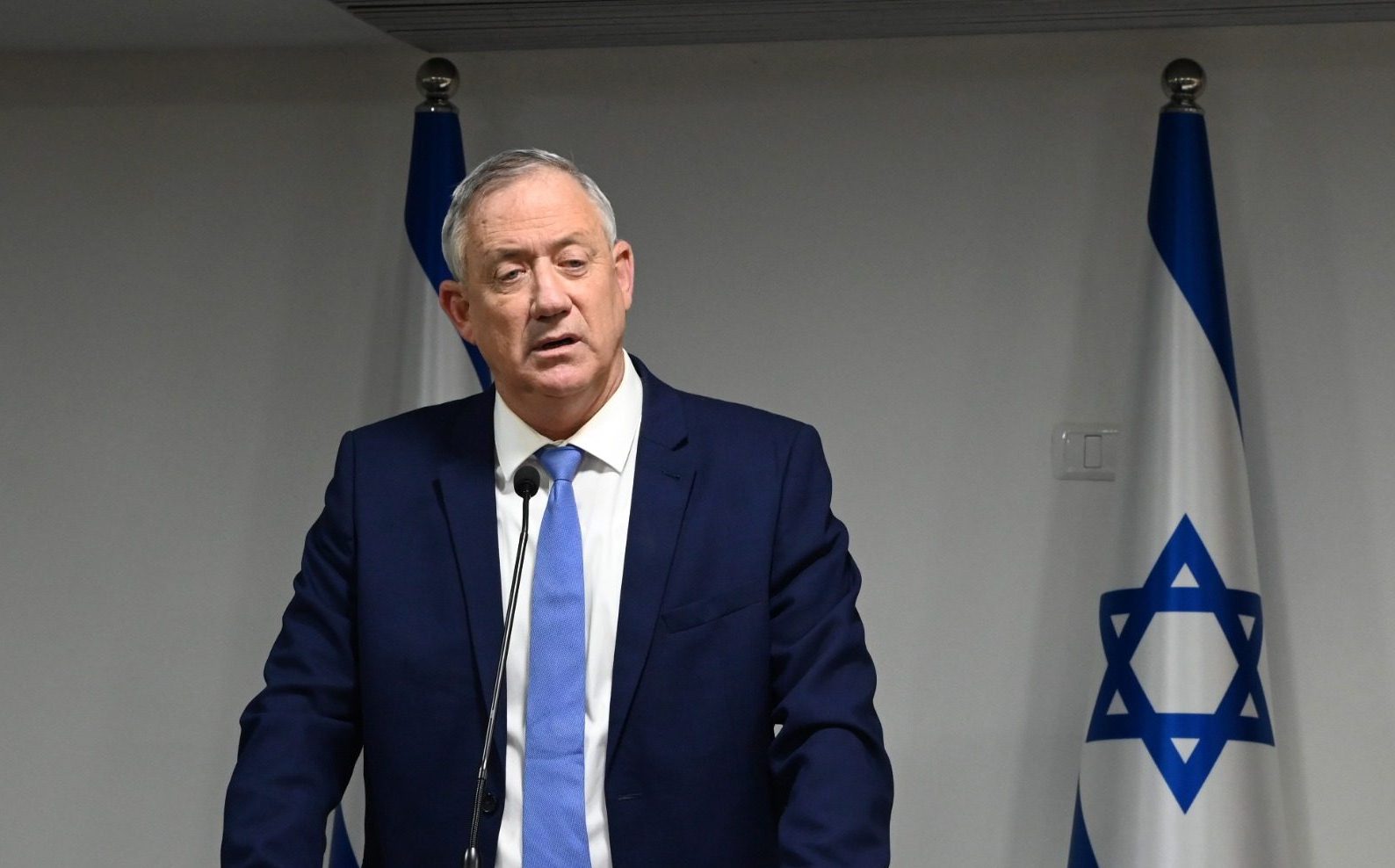 צילום: אריאל חרמוני, משרד הביטחון מתאושש מהניתוח: גנץ הודיע למזכיר הממשלה על סיום נבצרותו