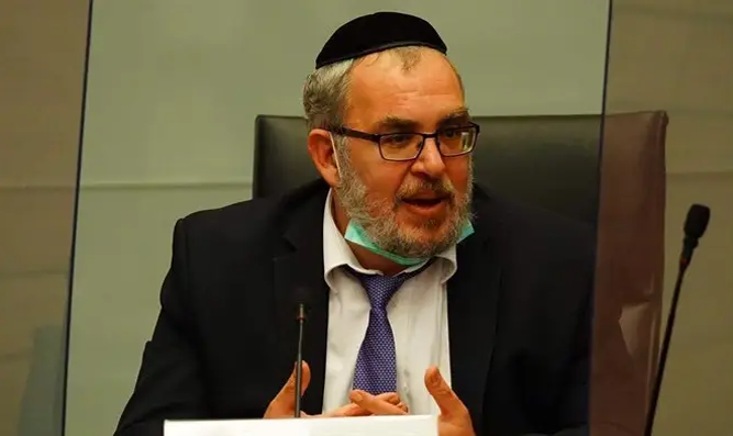 צילום: עדינה ולמן, דוברות הכנסת הקורונה בכנסת: יו״ר ועדת החוקה, ח״כ יעקב אשר, נדבק בנגיף