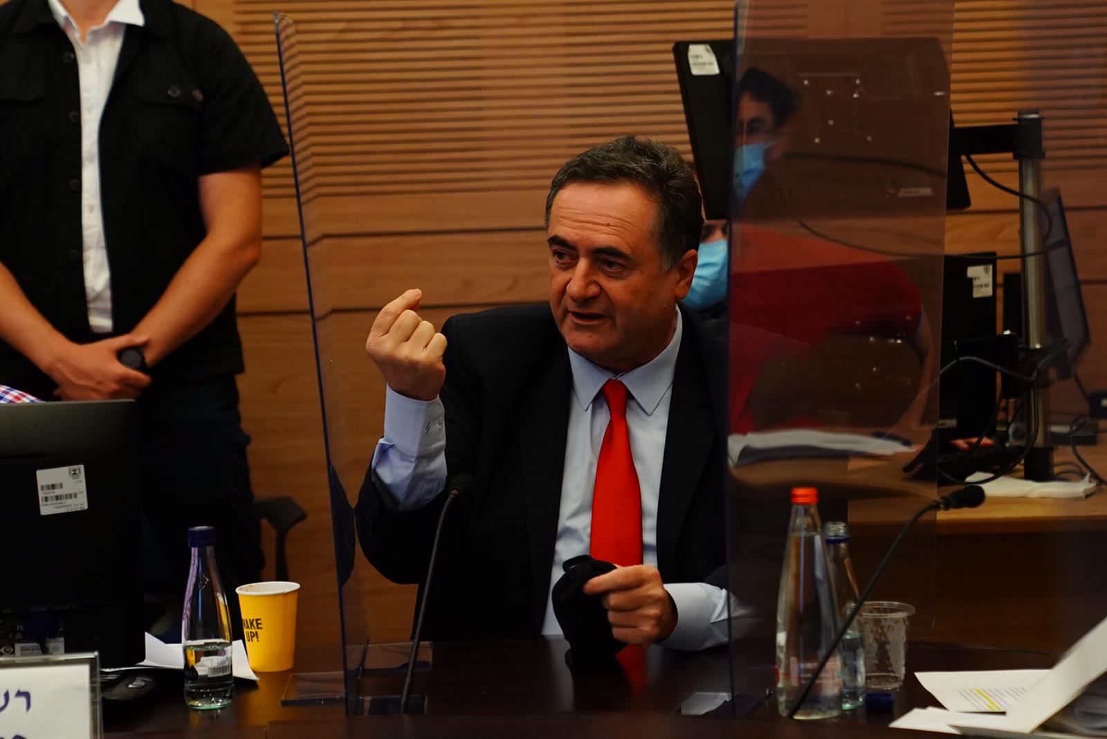 צילום: עדינה ולמן, דוברות הכנסת שר האוצר כ״ץ: ״גאה בהסכמה הלאומית שגיבשתי סביב חוק המענקים״