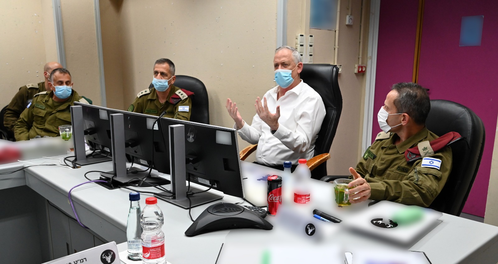 צילום: אריאל חרמוני, משרד הביטחון גנץ:
