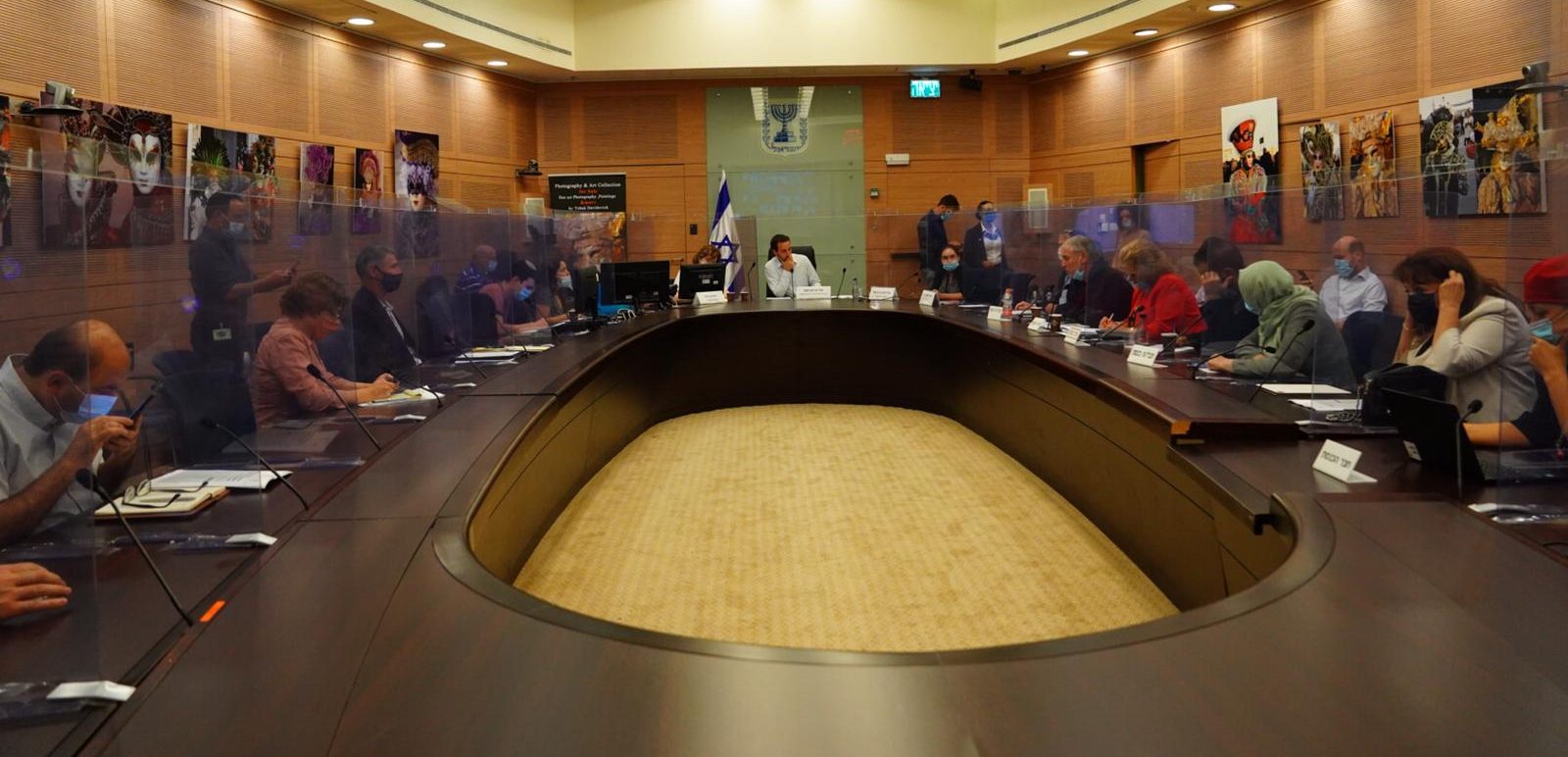 צילום: עדינה ולמן, דוברות הכנסת נדחה דיון וועדת השרים שהיה אמור להטיל סגר על ערים אדומות