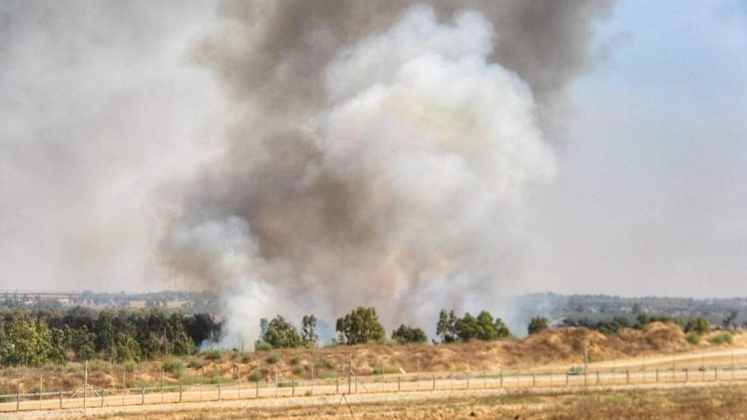 טרור הבלונים: 28 שריפות בעוטף מאז שעות הבוקר