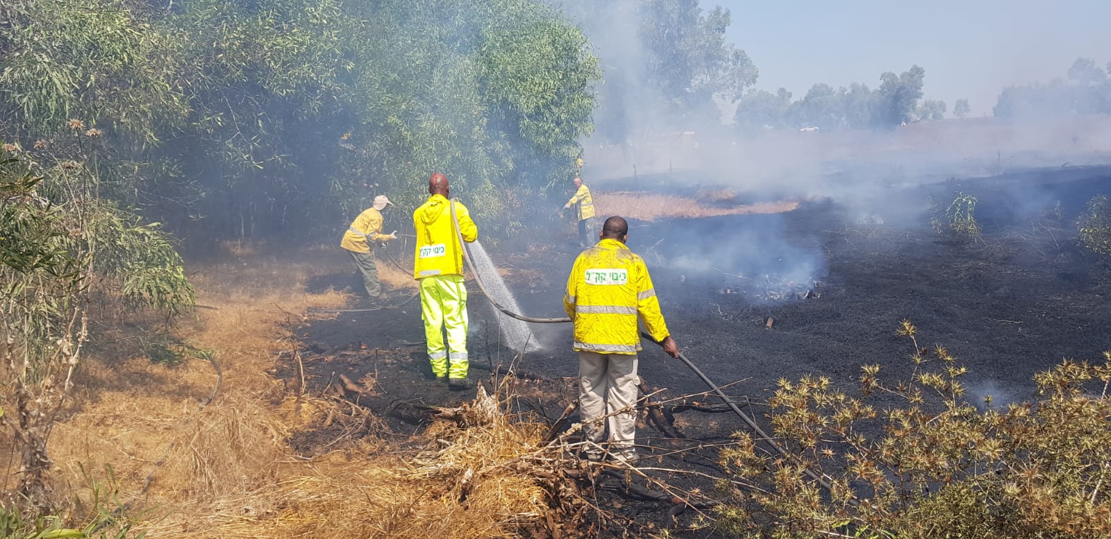 טרור הבלונים נמשך: שריפות באשכול ושער הנגב בעוטף | צפו