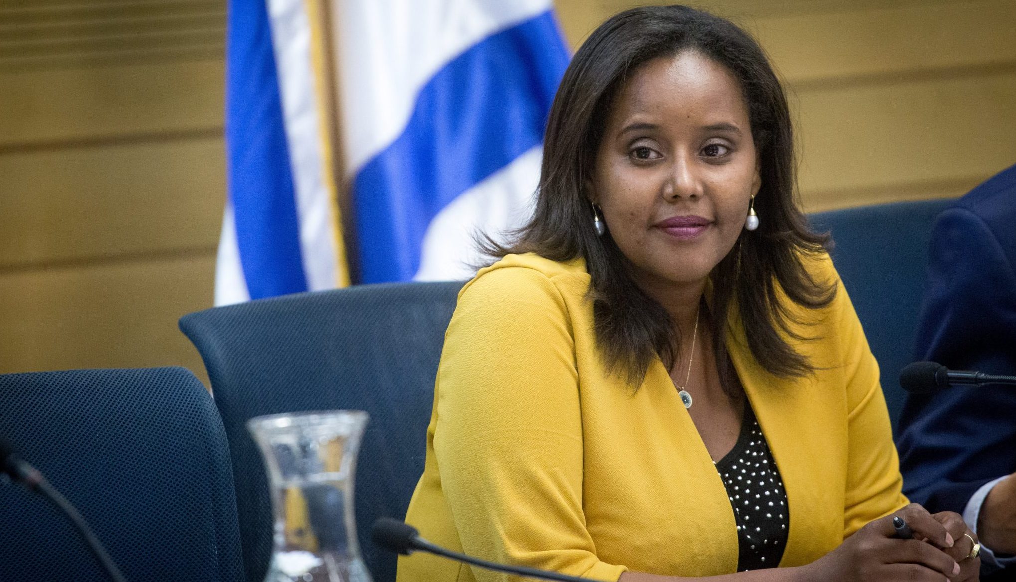 צילום: מרים אלסטר, פלאש 90 אסף זמיר ותהילה פרידמן מכחול לבן נכנסו לבידוד בעקבות מפגשים עם תמנו-שטה שנדבקה בקורונה