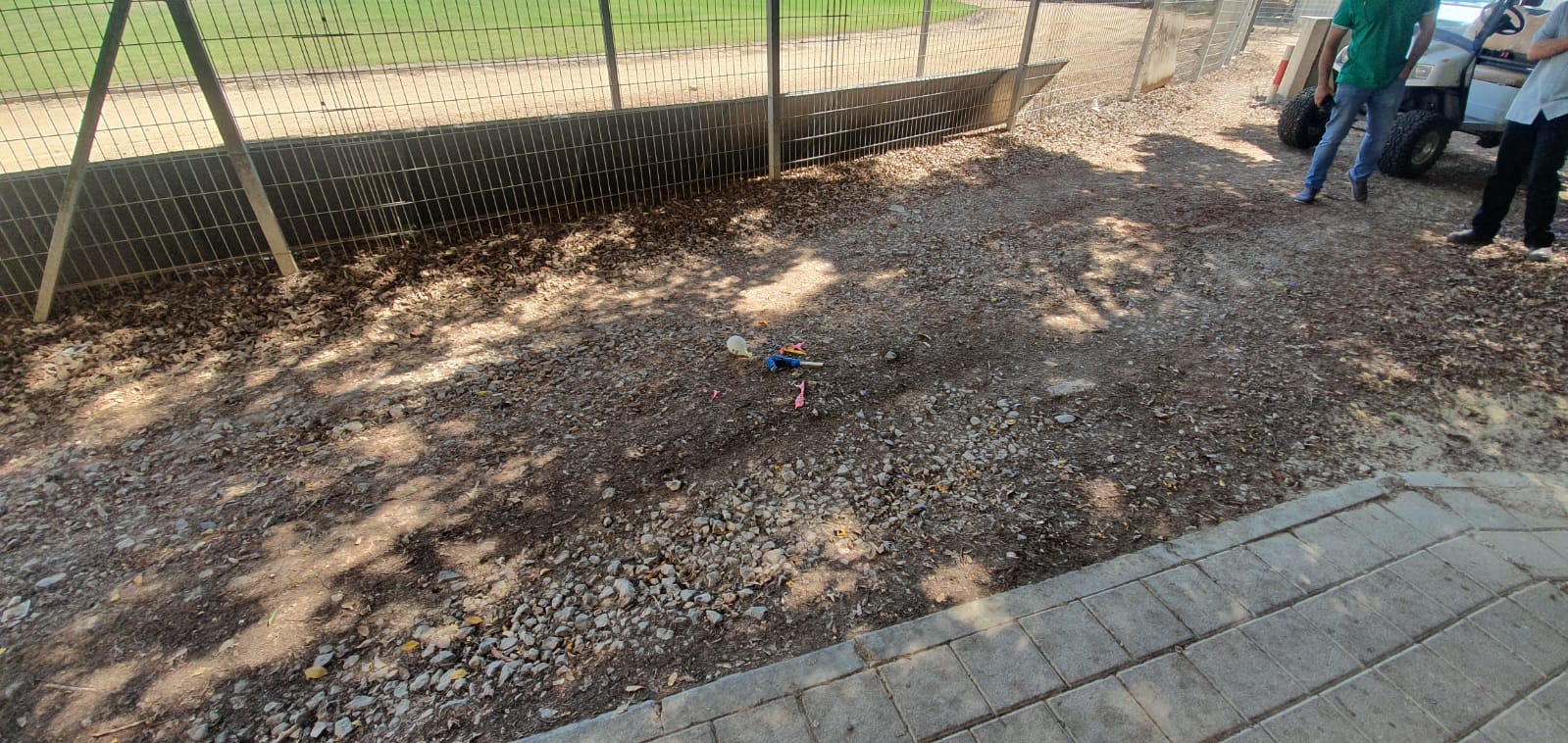 צילום: דור חג'בי בלון עם מטען חבלה מאולתר נפל במכללת ספיר