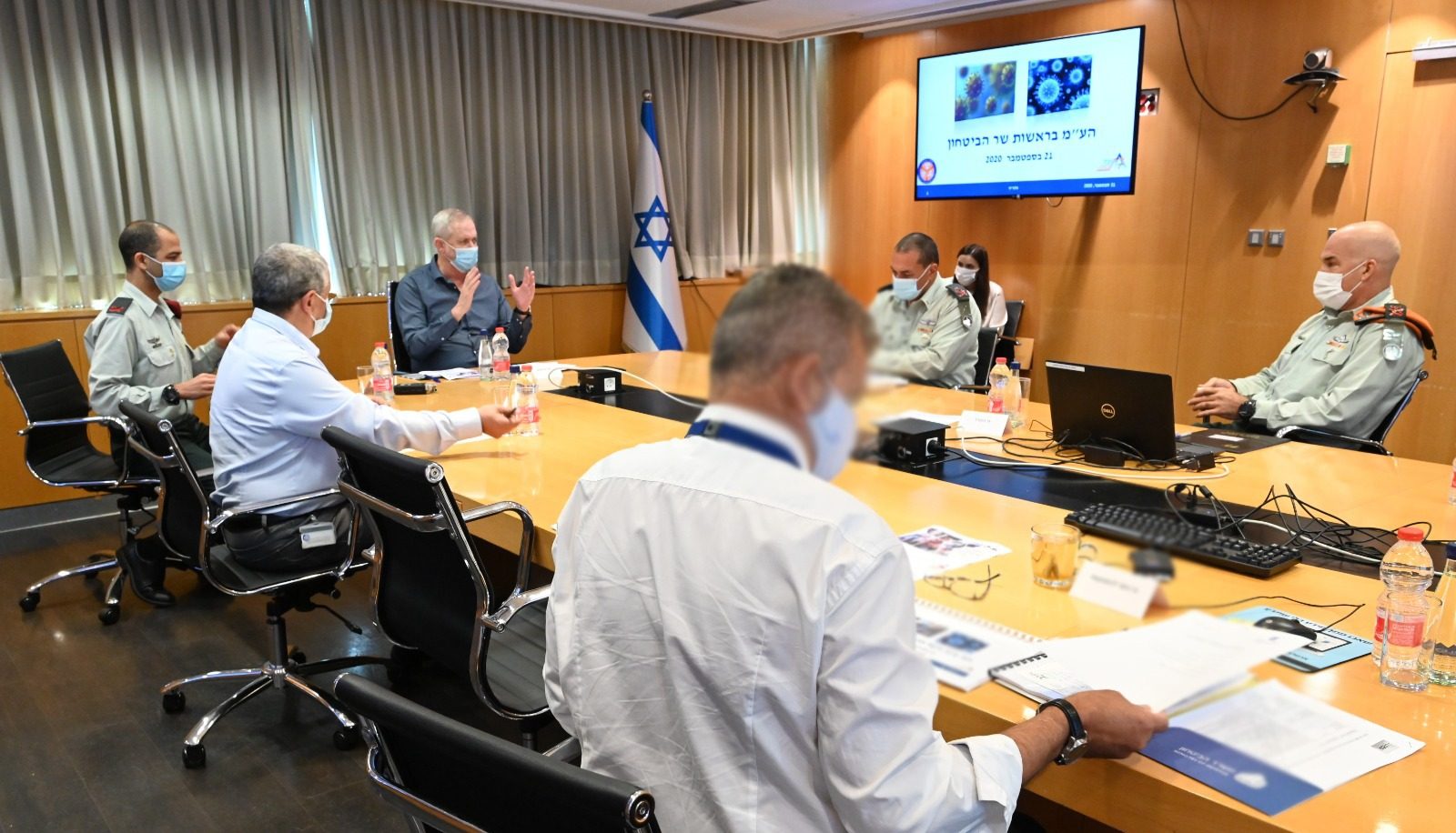 צילום: אריאל חרמוני, משרד הביטחון גנץ הנחה את צה