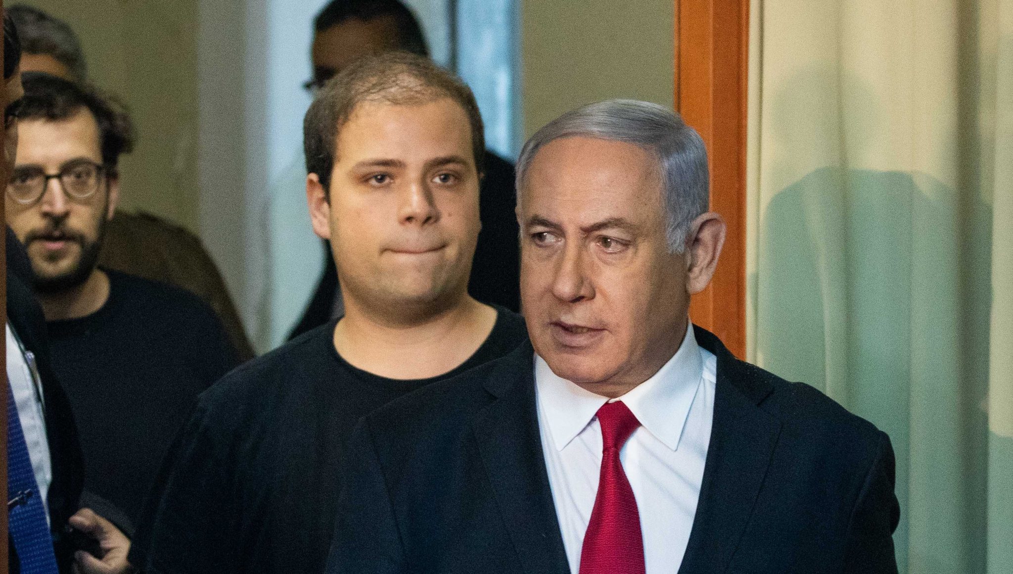 צילום: Yonatan Sindel, Flash90 שני יועצי רה