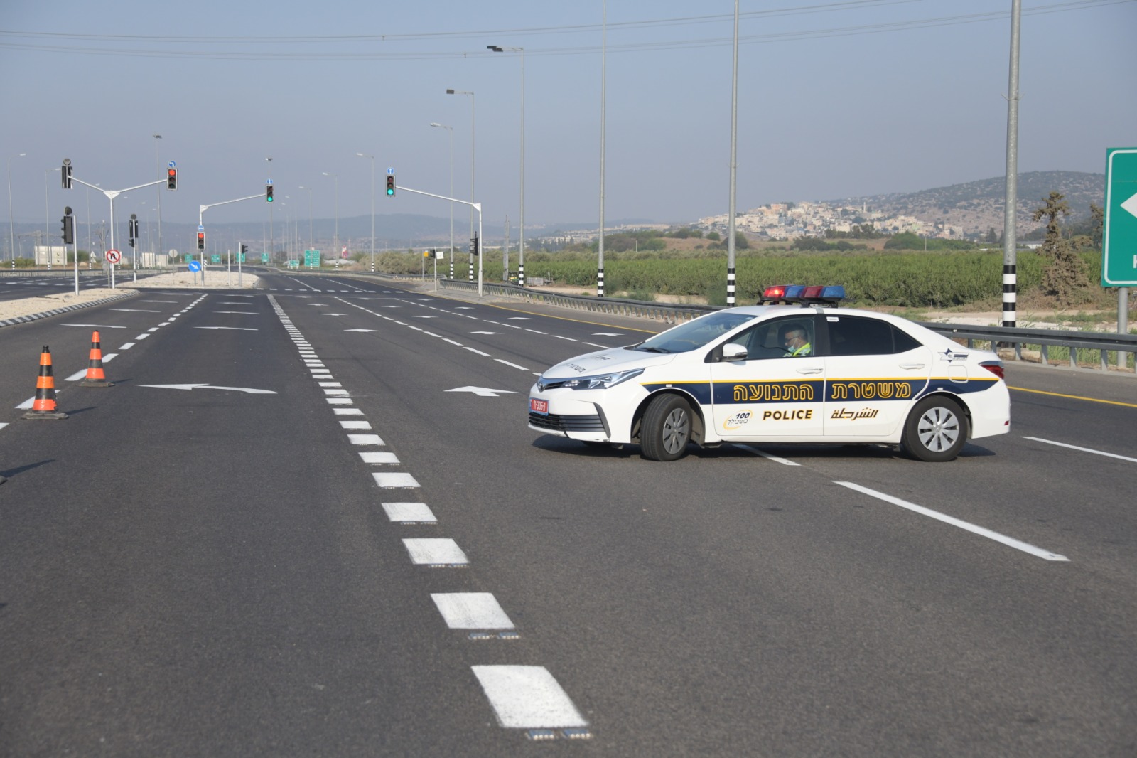 צילום: דוברות המשטרה אושר סגר על מג'דל שמס החל ממחר ועד ליום שבת